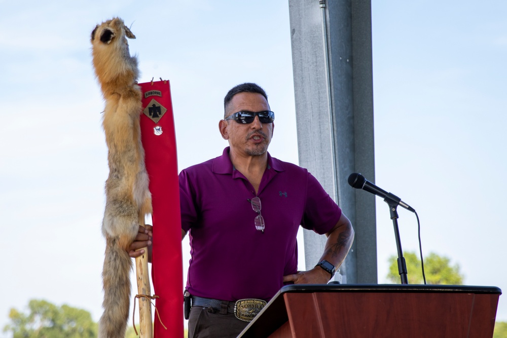 Nebraska infantry battalion participates in Lakota Braves ceremony