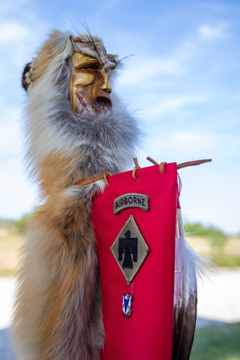 Nebraska infantry battalion participates in Lakota Braves ceremony