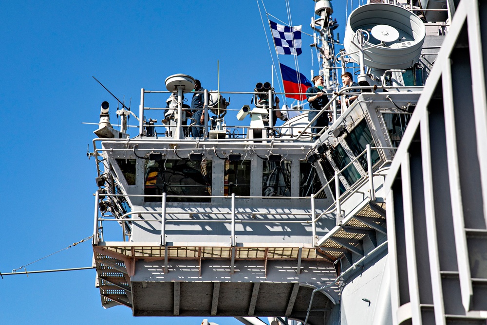 USS Wasp (LHD 1) Operations at Sea