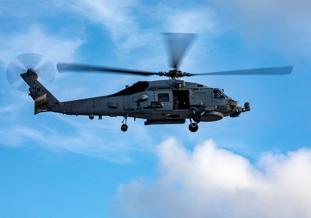 USS Wasp (LHD 1) Operations at Sea