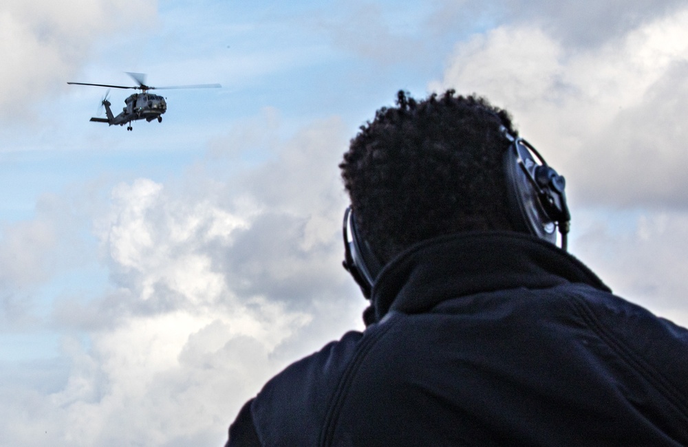 USS Wasp (LHD 1) Operations at Sea