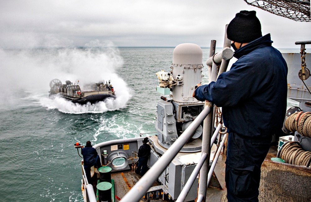 USS Wasp (LHD 1) Operations at Sea