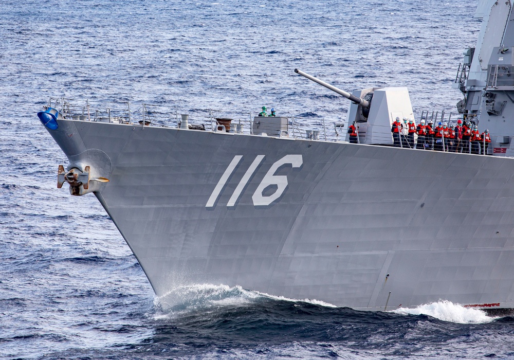 USS Wasp (LHD 1) Operations at Sea