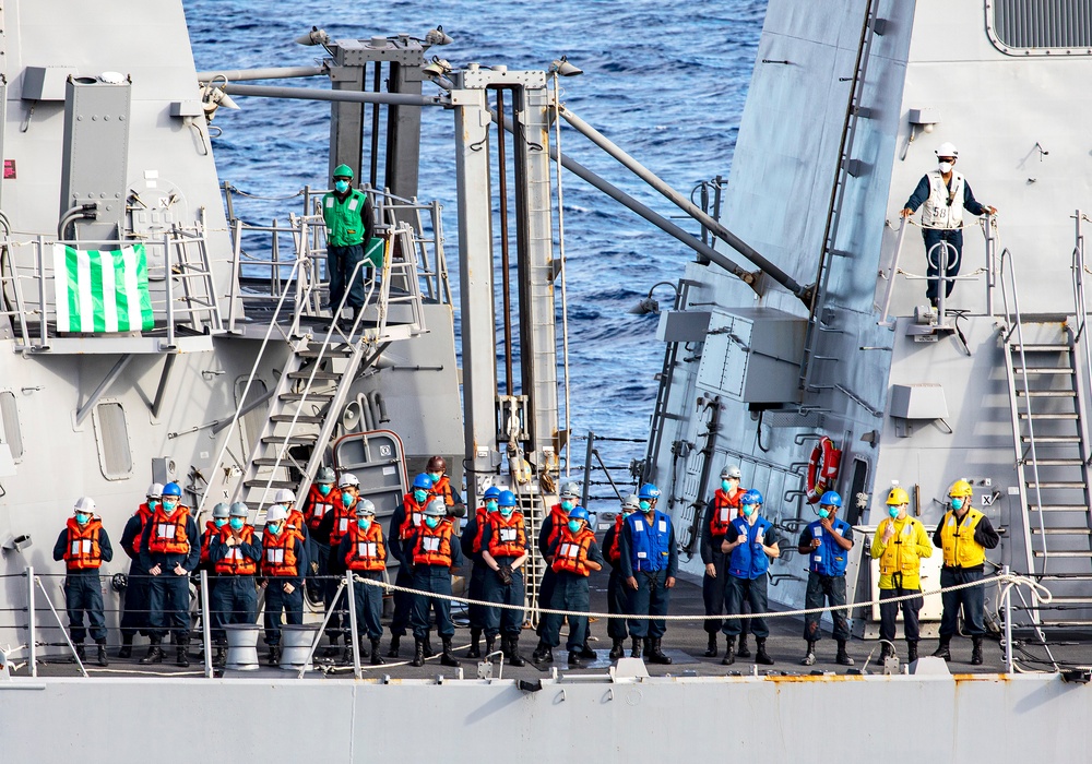 USS Wasp (LHD 1) Operations at Sea