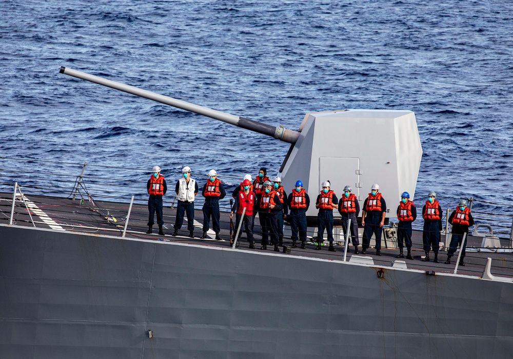 USS Wasp (LHD 1) Operations at Sea