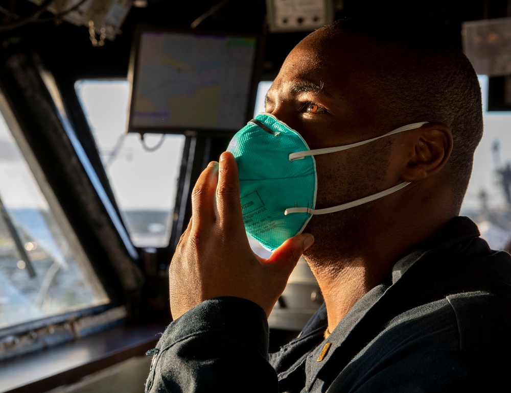 USS Wasp (LHD 1) Operations at Sea