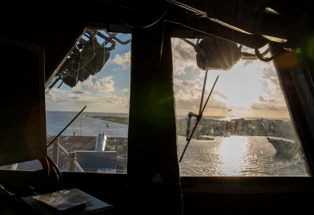 USS Wasp (LHD 1) Operations at Sea