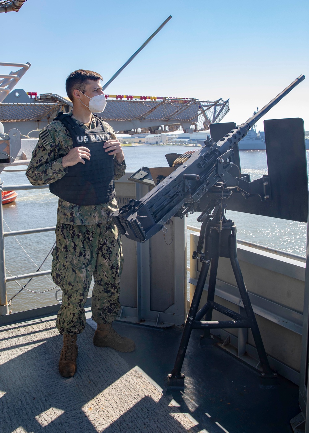 USS Wasp (LHD 1) Operations at Sea