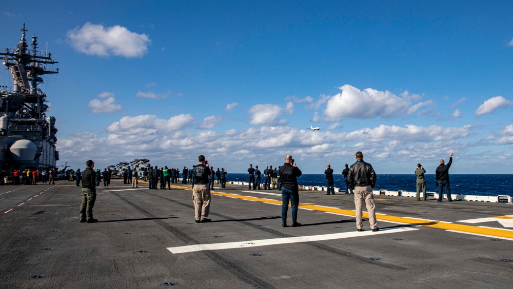 USS Wasp (LHD 1) Operations at Sea