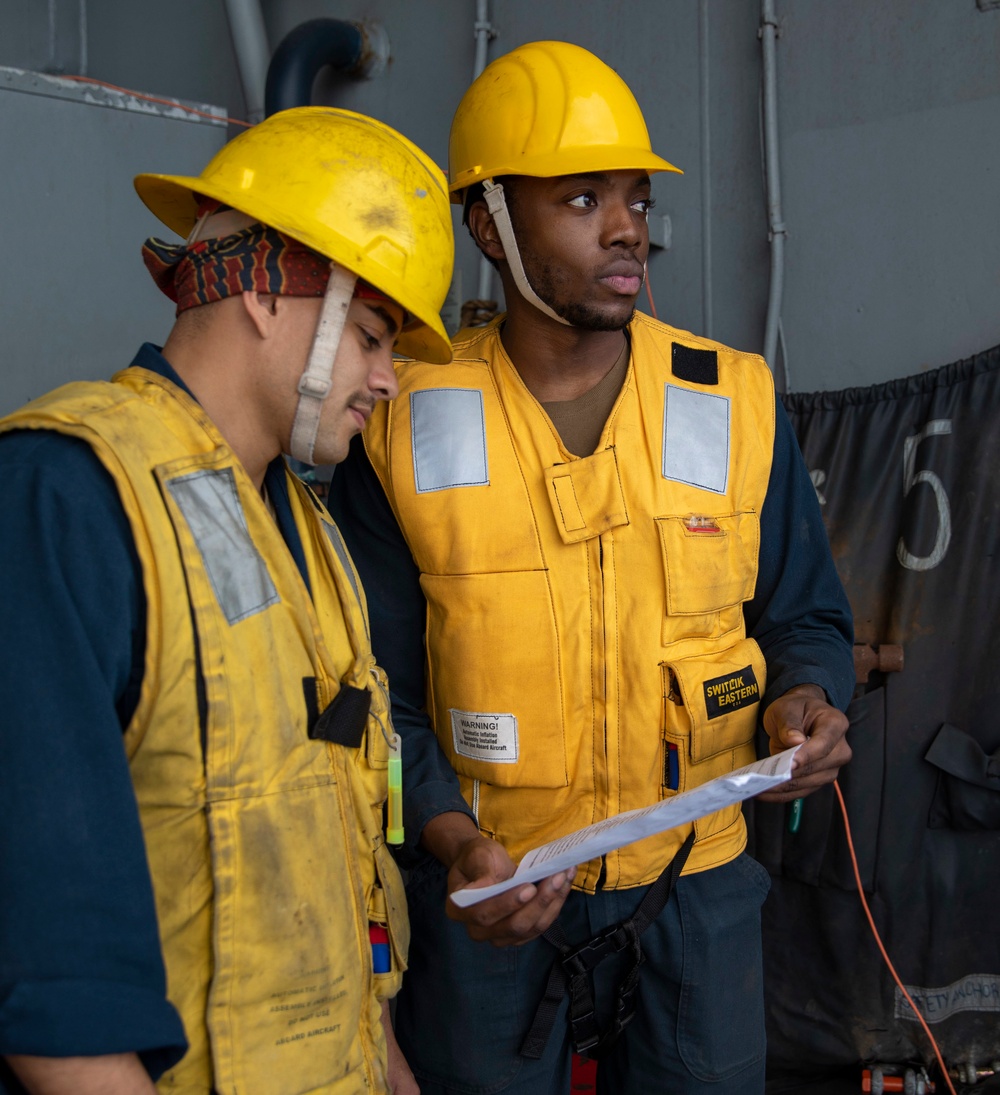 USS Wasp (LHD 1) Operations at Sea