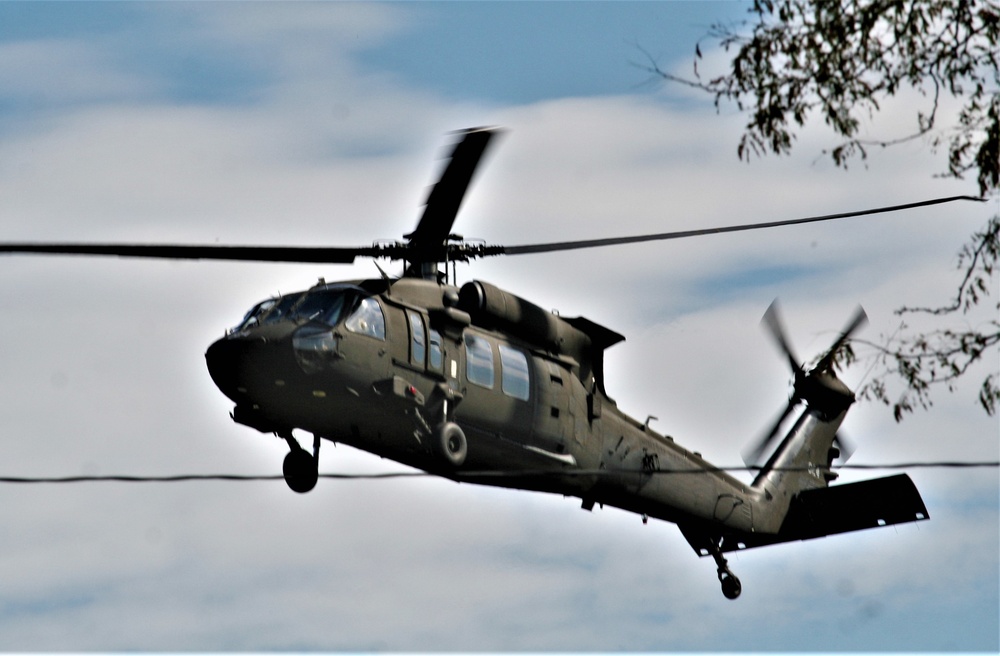UH-60 Black Hawk 2020 training operations at Fort McCoy