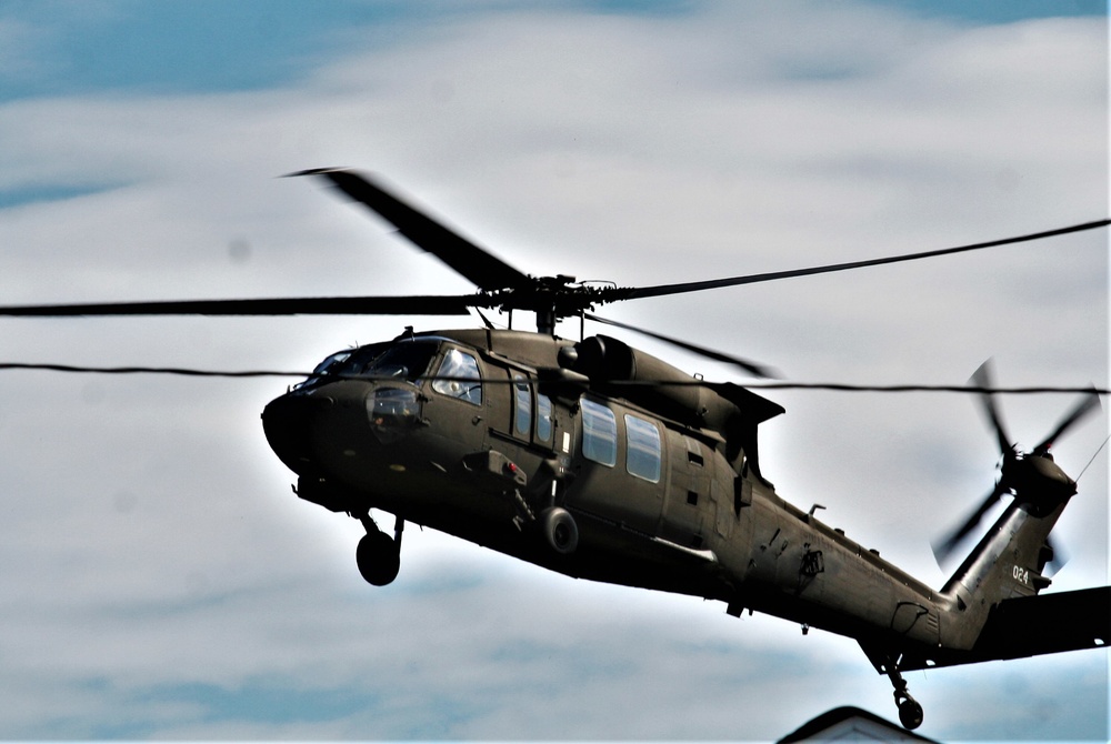 UH-60 Black Hawk 2020 training operations at Fort McCoy
