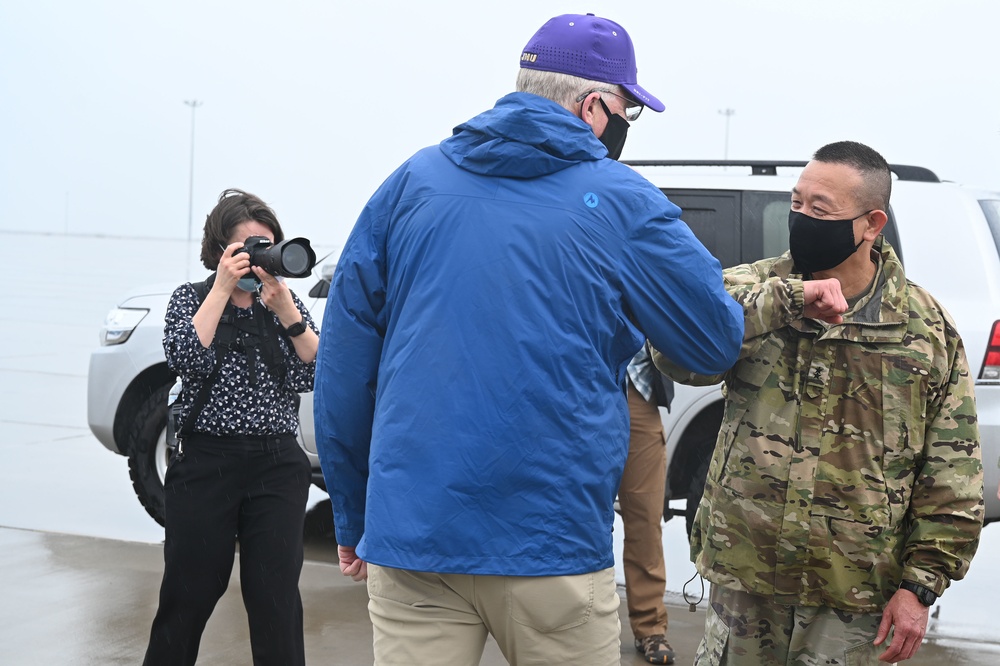Acting Defense Secretary Miller Visits Troops in Djibouti for Thanksgiving