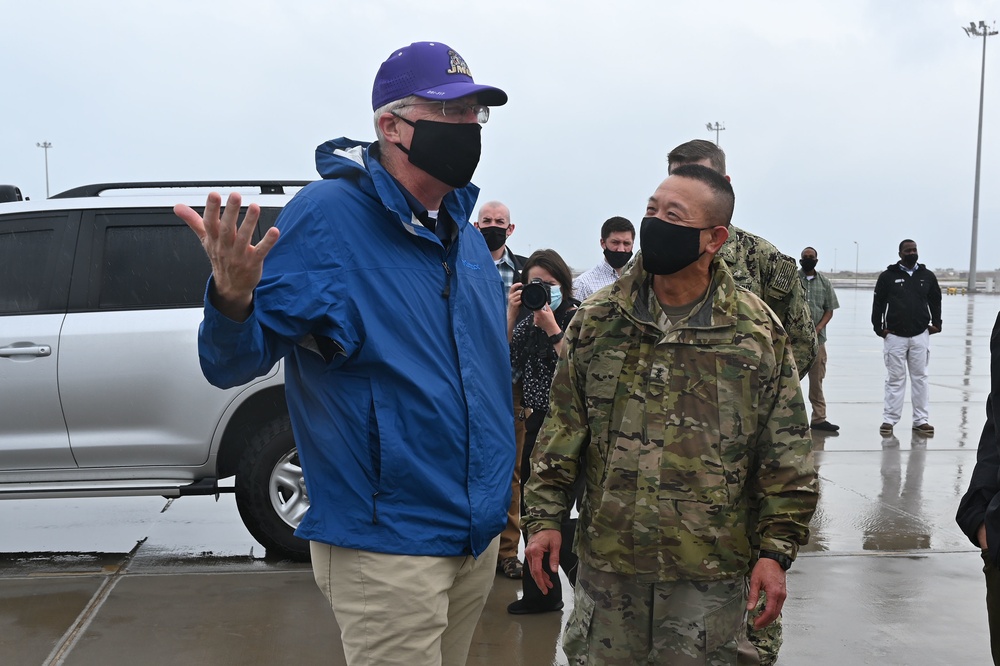 Acting Defense Secretary Miller Visits Troops in Djibouti for Thanksgiving