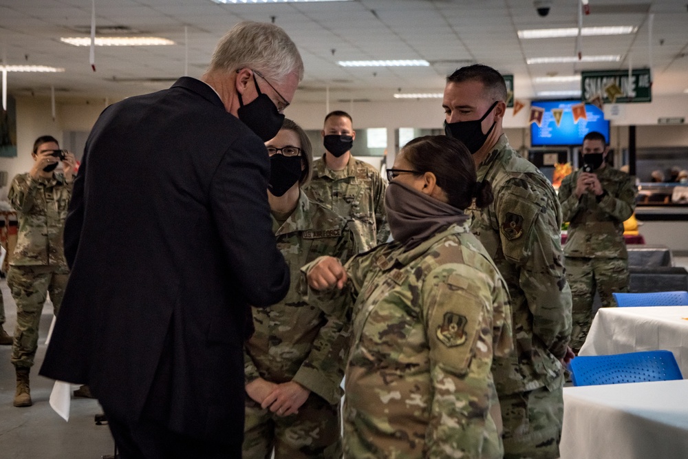 Acting Secretary of Defense visits Al Udeid Air Base