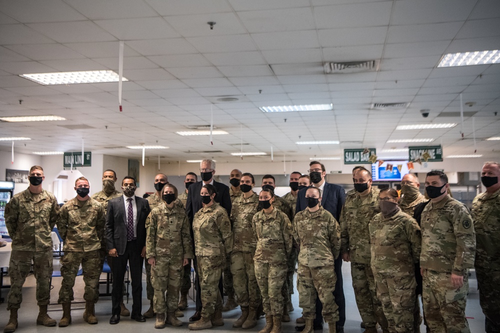 Acting Secretary of Defense visits Al Udeid Air Base