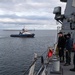 USS Ross (DDG 71) departs Poland.