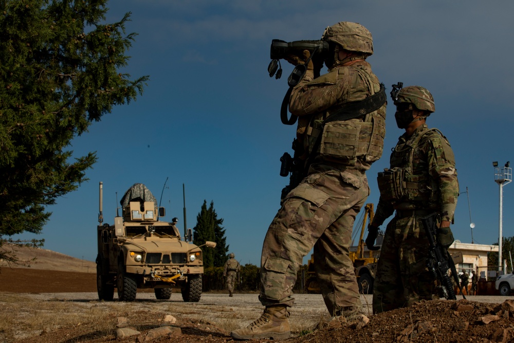 M2 Bradley Infantry Fighting Vehicles in Northeast Syria