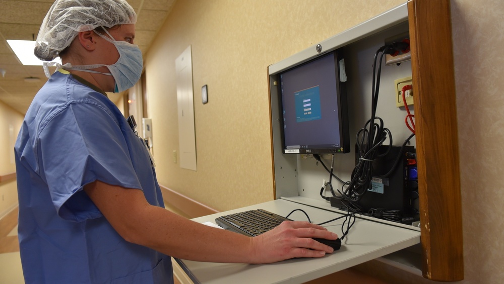 Air Force nurses start integration into Trinity Hospital, Minot, N.D.