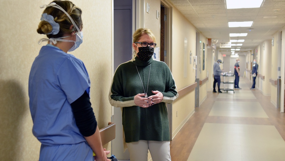 Air Force nurses start integration into Trinity Hospital, Minot, N.D.
