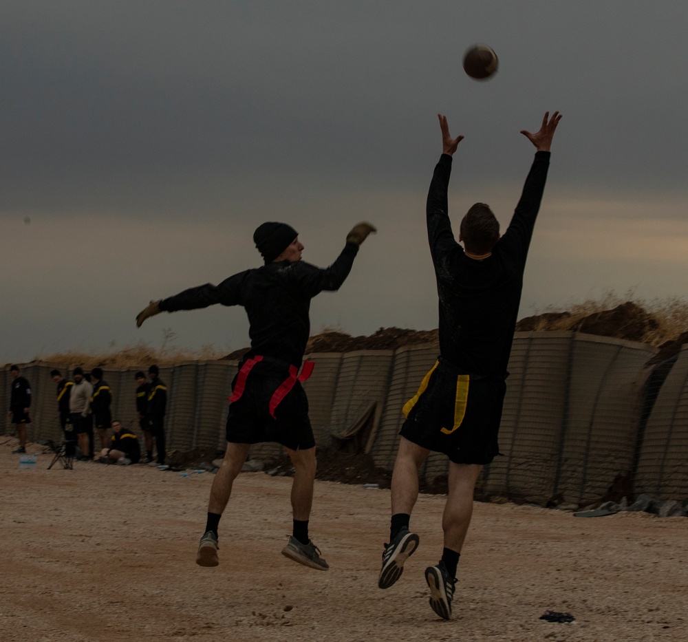 Soldiers Compete in Syira Turkey Bowl