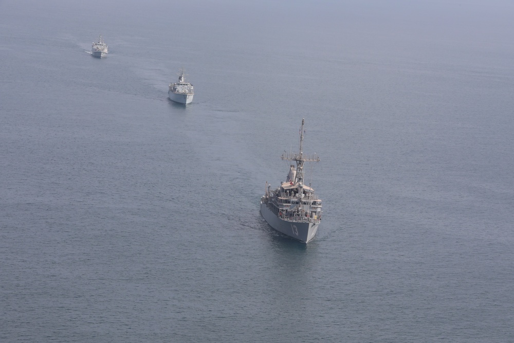 Saudi, UK, U.S. Naval Forces Conduct Mine Countermeasures Training