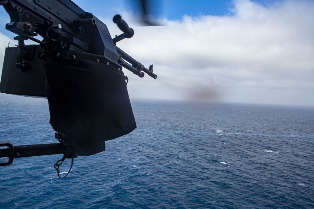 Sailors with HSM-49, HSC-23 conduct aerial live-fire range