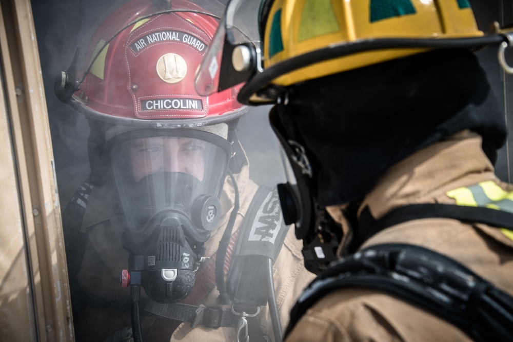 Army and Air Force service members conduct exercise at Al Udeid Air Base