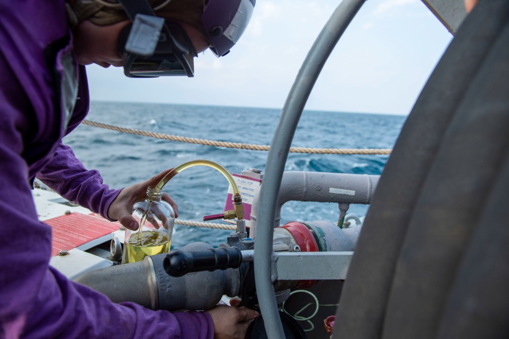 USS John Paul Jones Flight Operations