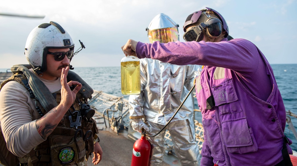 USS John Paul Jones Flight Operations