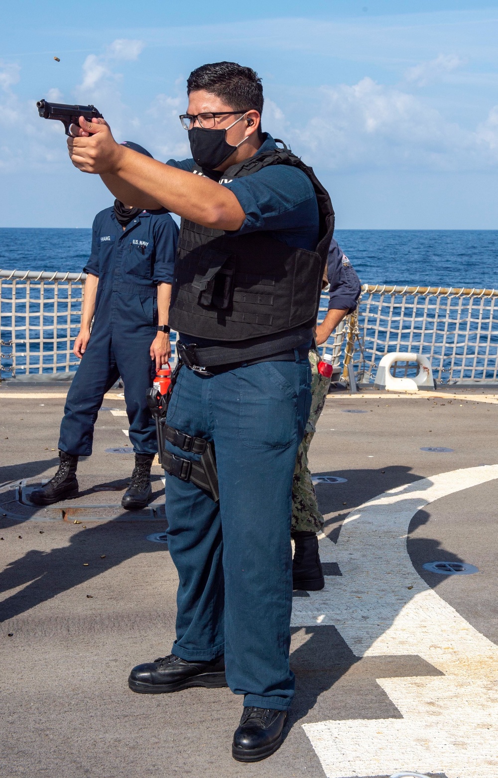 USS John Paul Jones M9 Pistol Qualification