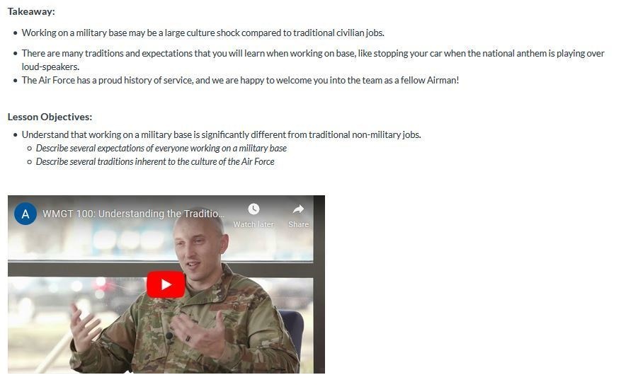 The Civil Engineer School Develops New Civilian Employee Course