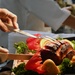 Leadership serves Airmen Thanksgiving Day meal