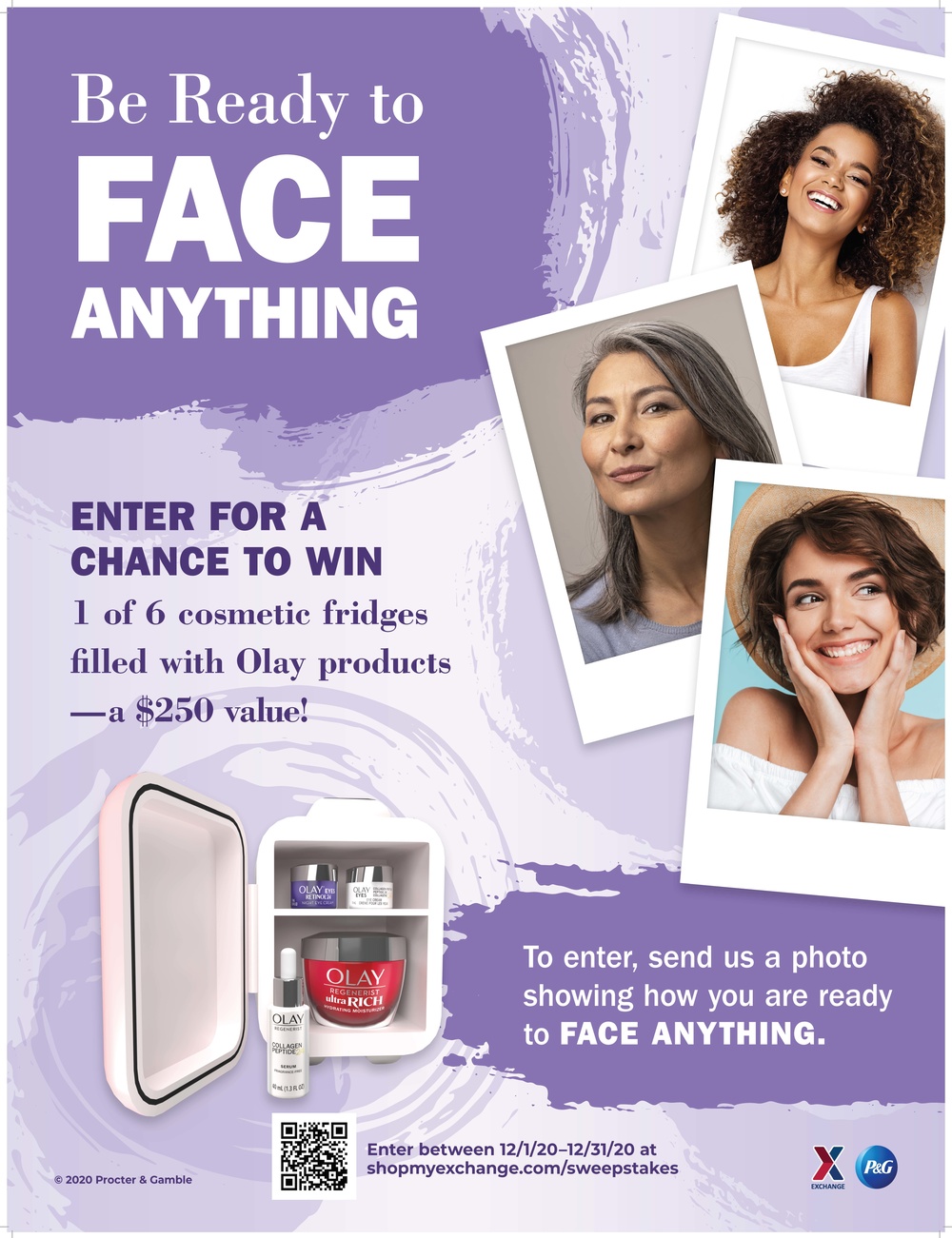 Exchange Shoppers Can Put their Best Face Forward to Win Olay Products
