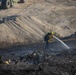 Camp Pendleton Fire Department fights a fire in 25 Area