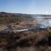 Camp Pendleton Fire Department fights a fire in 25 Area