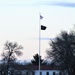 American Flag and Fort McCoy