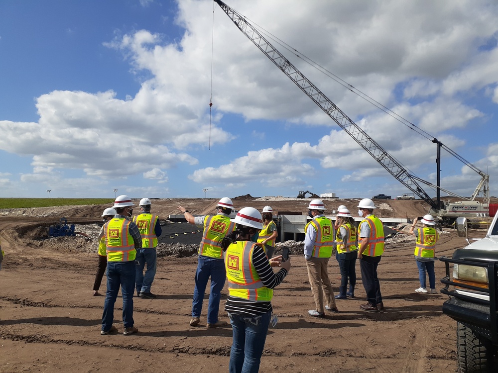 U.S. Army Corps of Engineers Jacksonville District brings Martin County officials to worksite