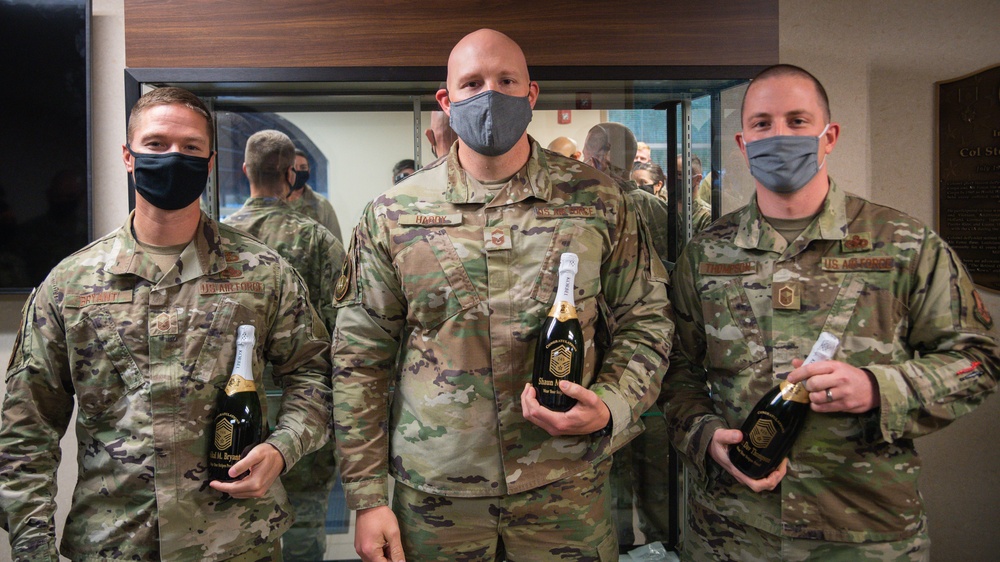 2nd Bomb Wing leadership introduce chief master sergeant selects