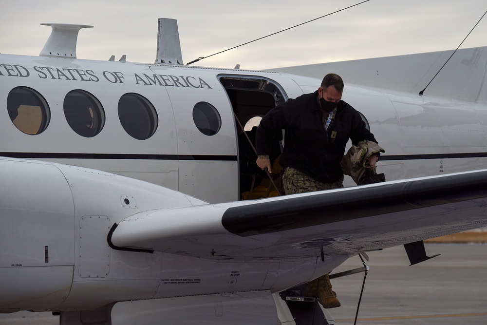 Rear Adm. William W. Wheeler III Visits Team Minot