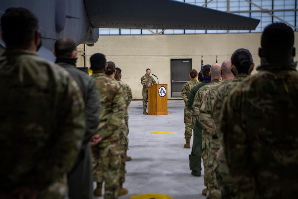 Rear Adm. William W. Wheeler III Visits Team Minot