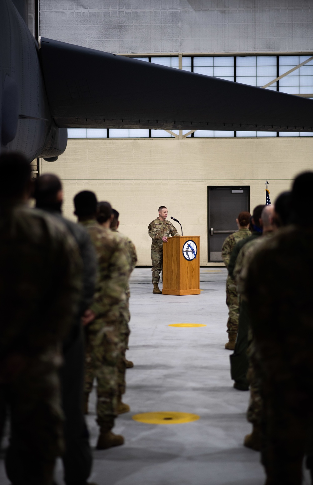 Rear Adm. William W. Wheeler III Visits Team Minot