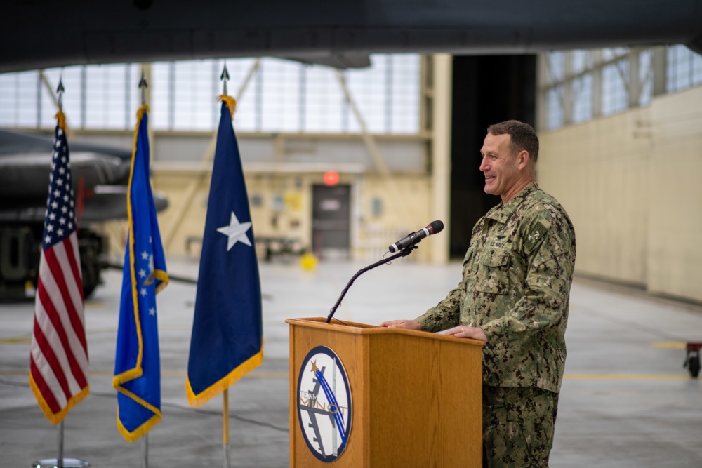 Rear Adm. William W. Wheeler III Visits Team Minot