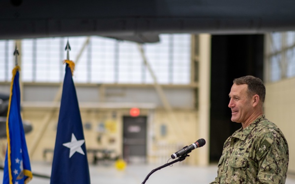 Rear Adm. William W. Wheeler III Visits Team Minot