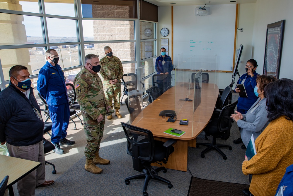 Maj. Gen. King Northern Navajo Medical Center Visit