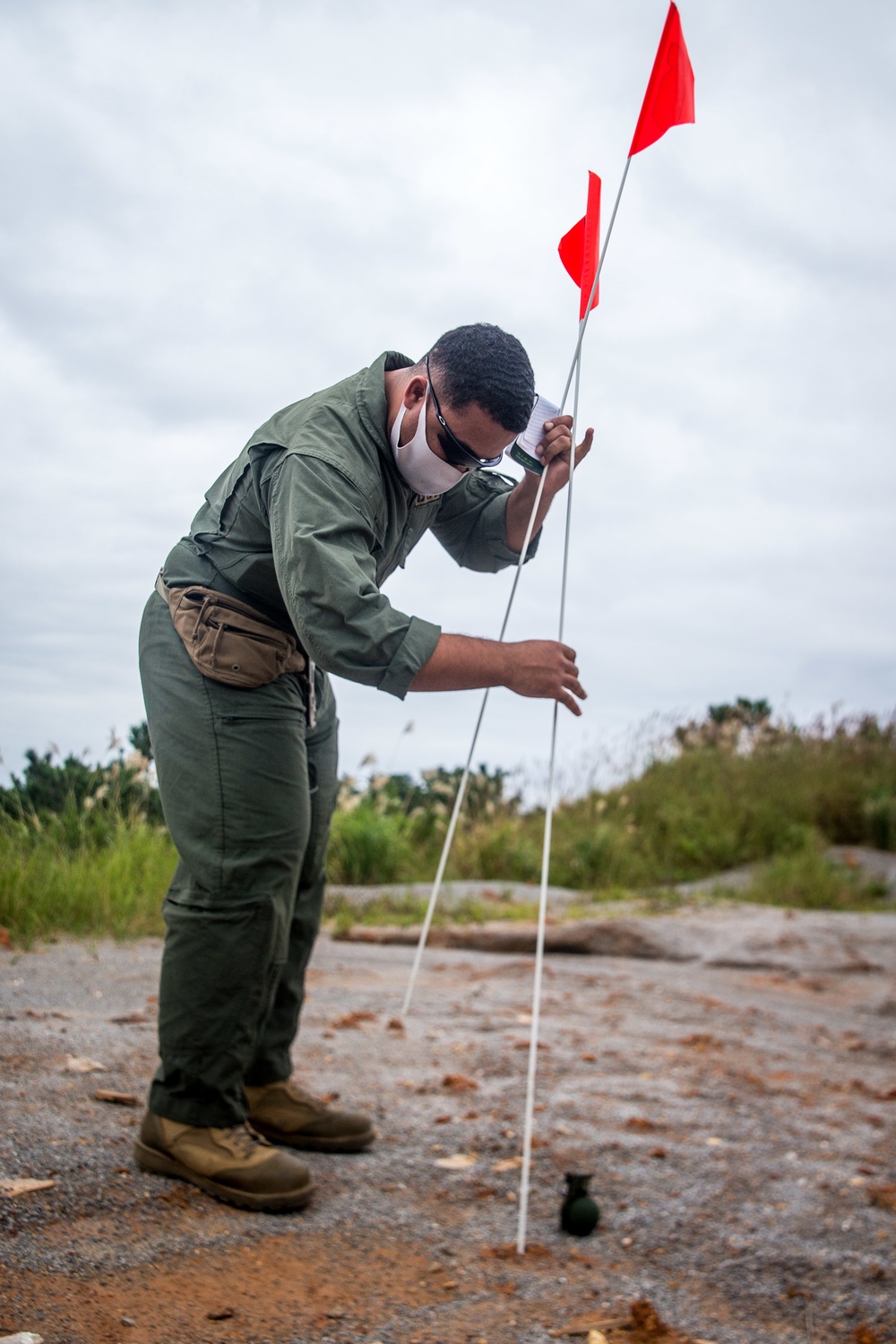 Marines with CLB-31 conduct EOD Demo Range