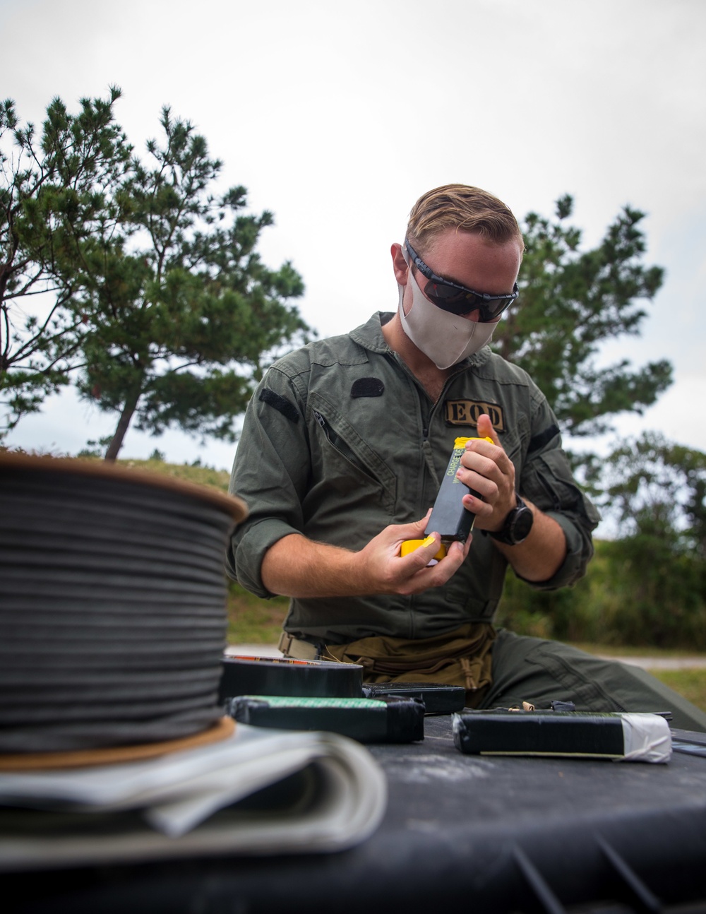 Marines with CLB-31 conduct EOD Demo Range