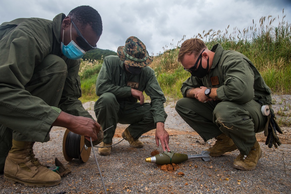 Marines with CLB-31 conduct EOD Demo Range