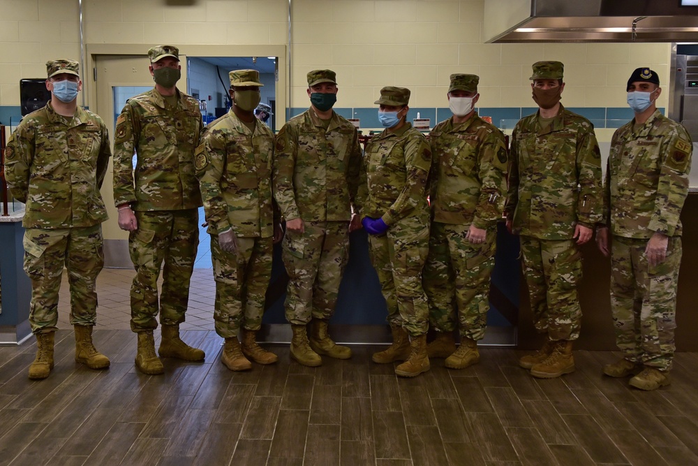 Thanksgiving meal at the DFAC