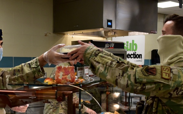 Thanksgiving meal at the DFAC